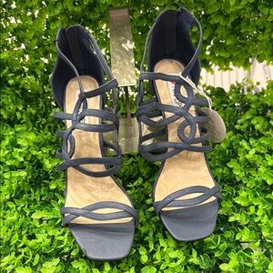 Elegant Black Strappy Sandals